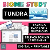Tundra  |  Reading Passage + Question Set  |  Earth's Land