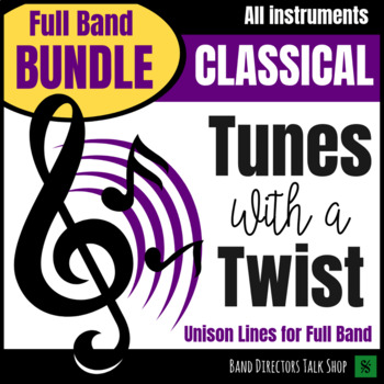 Preview of Tunes With a Twist -Classical Melodies- FULL BUNDLE