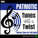 Tunes with a Twist - Patriotic Tunes for Band - Flute