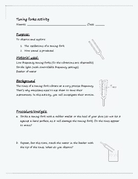 Energy: Measure the Speed of Sound Experiment - WORKSHEET – CLASSROOM  COMPLETE PRESS