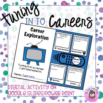 Preview of Tune in to Career Exploration: A Researched-Based Interest Activity Worksheet