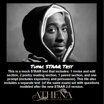 Preview of Tupac Mock STAAR 2.0 test with new essay prompts ( Google Form Included)