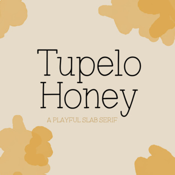 Preview of Tupelo Honey Demo Font: Personal Use Only