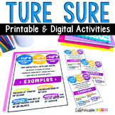 Ture, Sure & Ure Activities Phonics & Spelling Practice