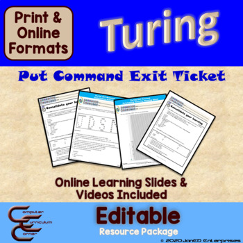 Preview of Turing Put Command Digital Coding Project