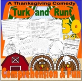 Turk & Runt a Thanksgiving Comedy Read Aloud Book Study Co