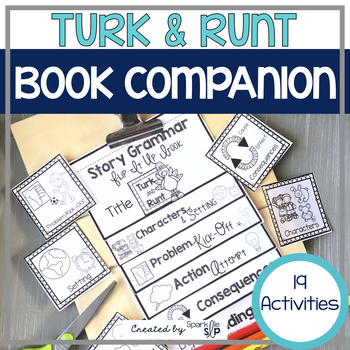 Preview of Turk and Runt Book Companion for Speech Therapy Printable + for Google Slides™️
