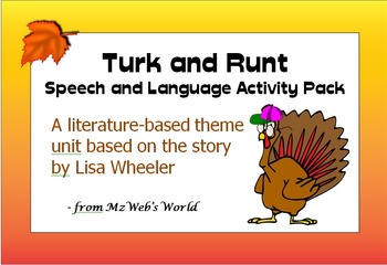 Preview of Turk and Runt Speech and Language Activity Pack