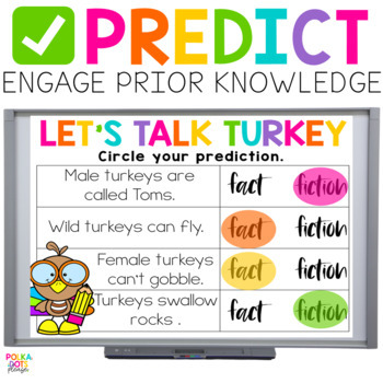 Turkey Activities for Thanksgiving for PowerPoint Google Slides (TM)