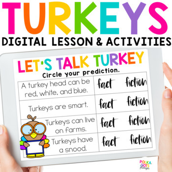 Preview of Turkey Activities for Thanksgiving for PowerPoint & Google Slides (TM)