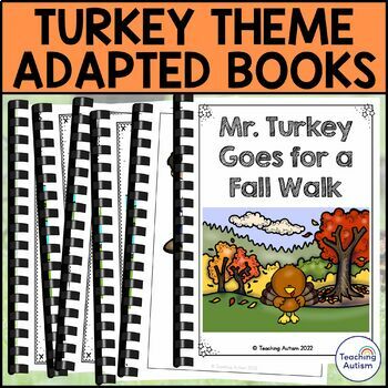 Preview of Turkey Adapted Books for Special Education | Turkey Activities