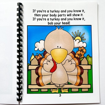 Turkey Adapted Books--With Music and Movement by File Folder Heaven