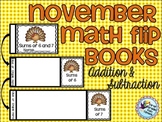 Thanksgiving Math Flip Books