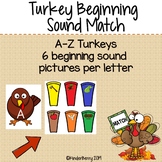 Turkey Beginning Sound Match