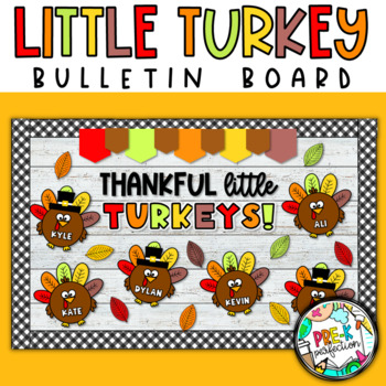 Preview of Turkey Bulletin Board | Thanksgiving Bulletin Board | Fall Decor