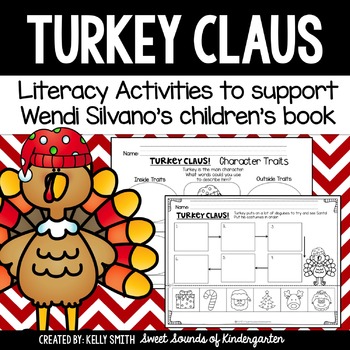 Preview of Turkey Claus! Literacy Activities