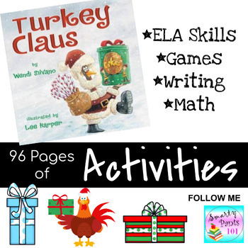 Preview of Turkey Claus  Literacy Activity l Math l Writing