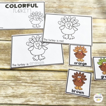 Turkey Color Activities by Perfectly Preschool | TpT