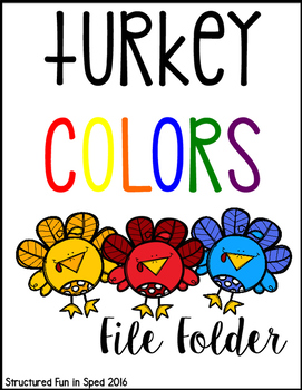 Preview of Turkey Color Match Freebie