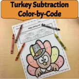 Turkey Color by Code - Subtraction