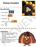 Turkey Cookies - Thanksgiving - Visual Recipe