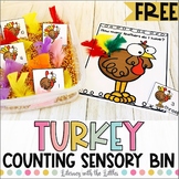 Turkey Counting Sensory Bin Freebie