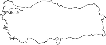 Turkey Country Map - Black & White, Solid & Outline Maps JPG SVG PNG ...