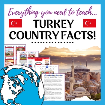 Preview of Turkey Country Study | Turkey Country Facts | Turkey Display Board