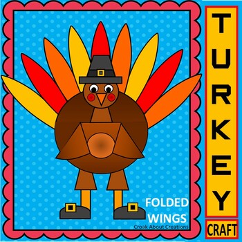 Preview of Thanksgiving Turkey Craft/Pattern Block Turkey Cards