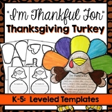 Thanksgiving Turkey Craft - I am thankful for...