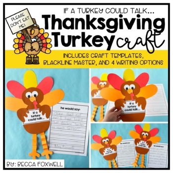 Preview of Turkey Craft | If a Turkey Could Talk... Thanksgiving Craft