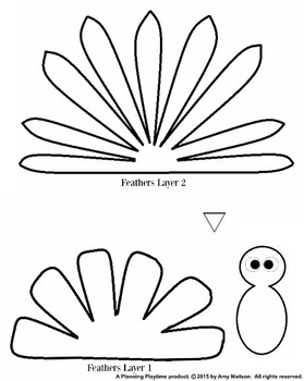 printable turkey template cut outs