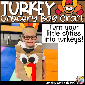 Preview of Turkey Craft - Thanksgiving Activity - Bag Craft