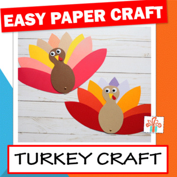 Preview of Turkey Craft - Thanksgiving Craft Activity - Thanksgiving Bulletin Board