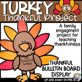 Turkey Craft - Thanksgiving Family Activity - Thankful Bul