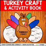 Turkey Craft and Activity Book for Fall with Literacy, Mat