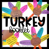 Turkey Craft and Writing Activity for Thanksgiving