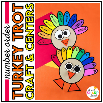 Preview of Turkey Craft for Number Order | Thanksgiving Craft & Activities