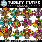Turkey Cuties {turkey clipart}