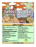 Turkey Day Parade Coloring Book-Thanksgiving Coloring Book
