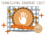 Thanksgiving Pie Handprint Craft