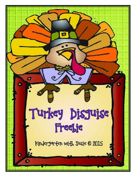 Preview of Turkey Disguise Craft