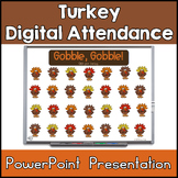 Turkey Editable Digital Attendance PowerPoint Presentation