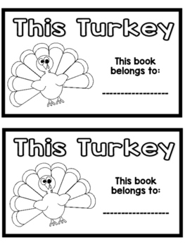 Preview of Thanksgiving Turkey Book