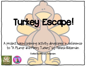 Preview of Turkey Escape - Project Based Learning