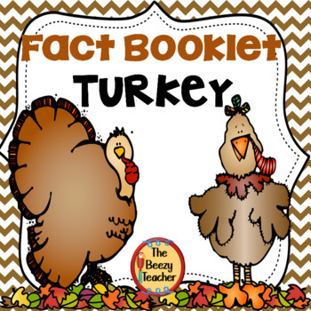 Preview of Turkey Fact Booklet | Nonfiction | Comprehension | Craft
