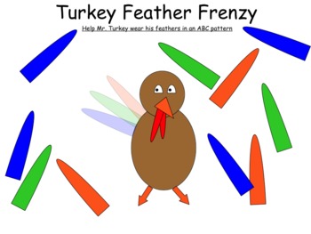 Preview of Turkey Feather Frenzy for Early Math Skills