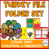 Turkey File Folder Set
