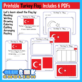 Turkey Flag Activity | Türkiye Flag Craft Differentiated (