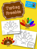 Turkey Freebie - Free Thanksgiving Activity (Pre-K/Kinderg